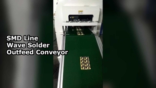 Maszyna do montażu linii zanurzeniowej Przenośnik taśmowy PCB Przenośnik odprowadzający falę lutowniczą