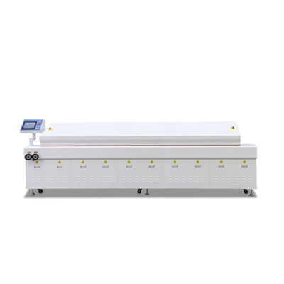jakość  8 Zone SMT Reflow Soldering Machine with Touch Screen PLC Control fabryka