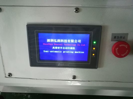 Flat Bed Screen SMT Stencil Printer Wysokiej Precyzji Półautomatyczny