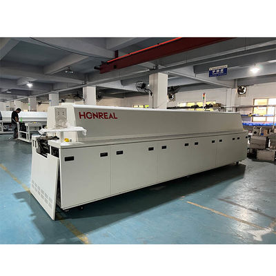 8 stref SMT Reflow Soldering Machine Oven Vacuum Modular Design