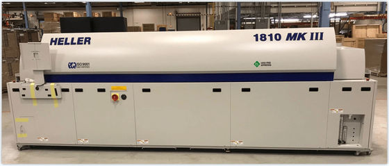 Heller 1810 MK5 10 Strefa SMT Piekarnik z powrotem do lutowania bez ołowiu PCB 2" 22" 5 56 cm szerokość