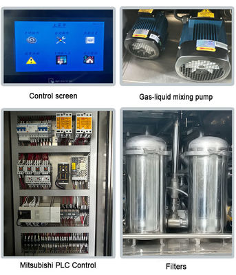 Elektryczna maszyna do czyszczenia szablonów, pojemność 50L, 30-60L/min woda DI